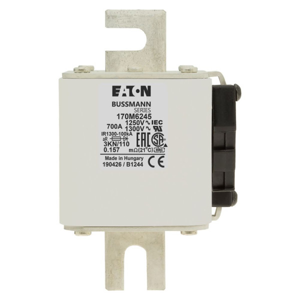 Fuse 700a 1250v 3kn/110 ar cu  - Eaton - 170M6245