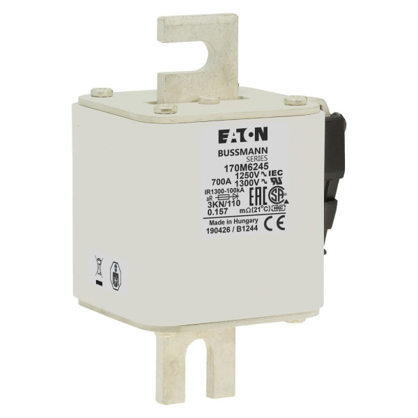 Fuse 700a 1250v 3kn/110 ar cu  - Eaton - 170M6245