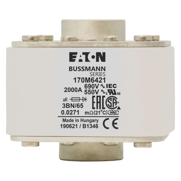 Fuse 800a 1250v 2//3bkn/75 ar  - Eaton - 170M6425