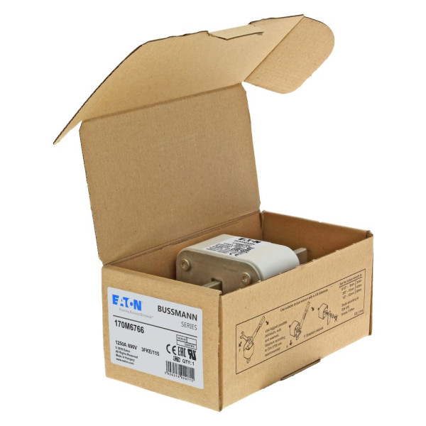 Fuse 1250a 690v 3fke/115 ar uc  - Eaton - 170M6766