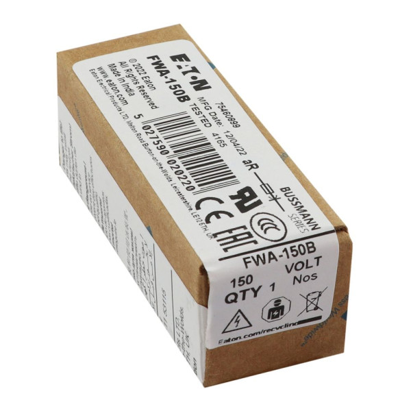 Semi-cond fuse 150a 150v ac 