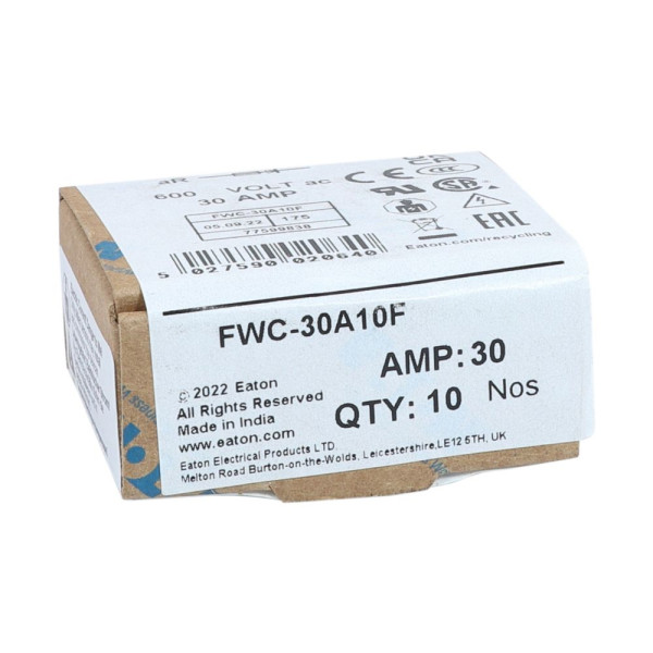 30amp 600vac 10 x 38mm ferrule fuse 