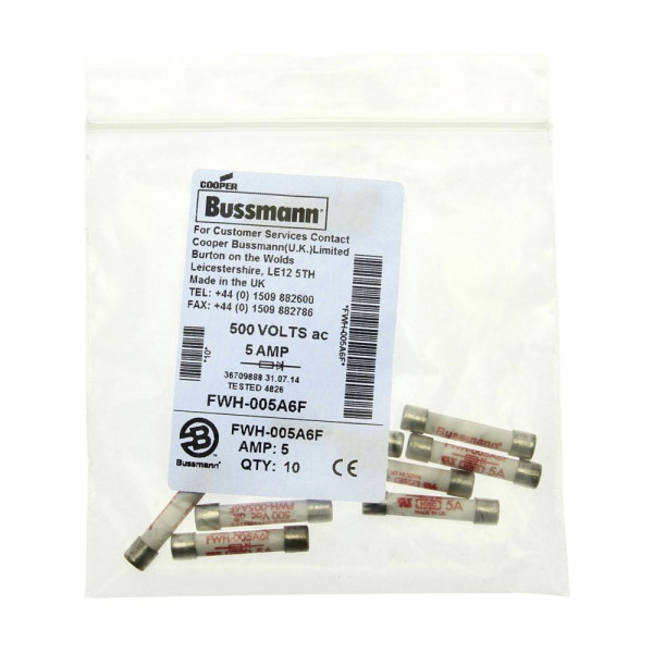 Semi-cond fuse 5.0a 500v ac 