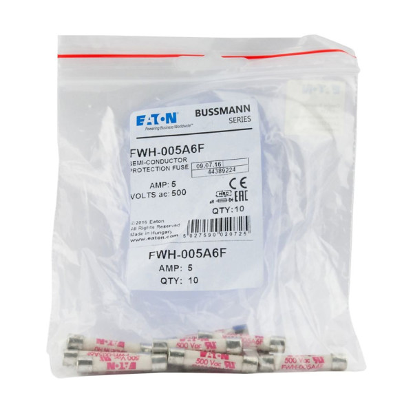 Semi-cond fuse 5.0a 500v ac 