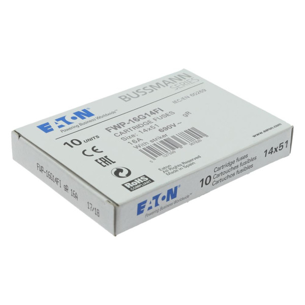 Fuse 16a 690vac gr 14x51 with ind  - Eaton - FWP-16G14FI