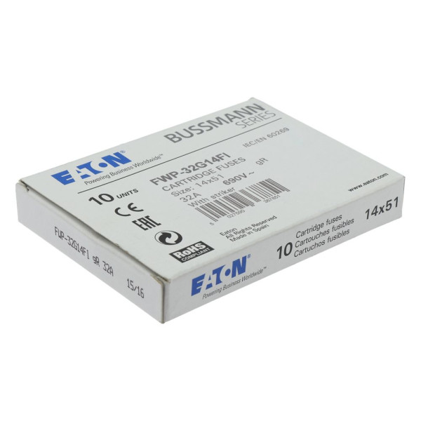Fuse 32a 690vac gr 14x51 with ind  - Eaton - FWP-32G14FI