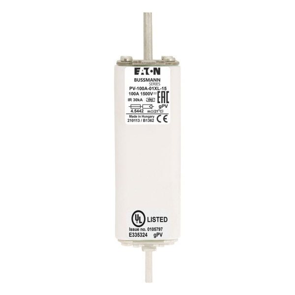 Fuse 100a 1500v 1*xl pv 