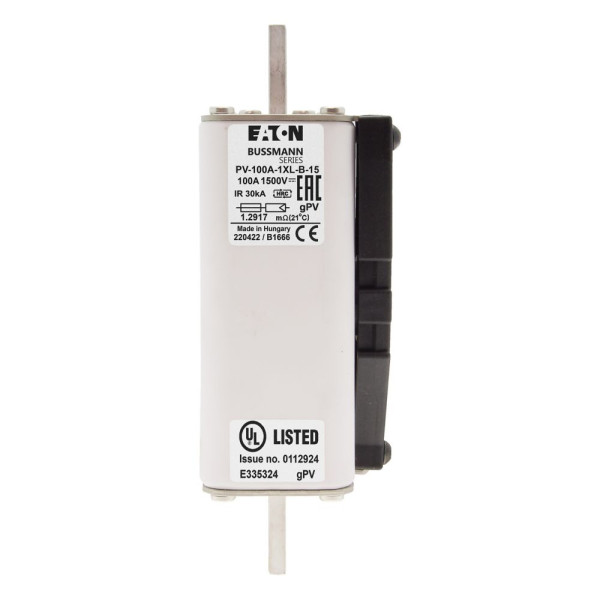 Fuse 100a 1500v 1xl pv bolt-in ver 