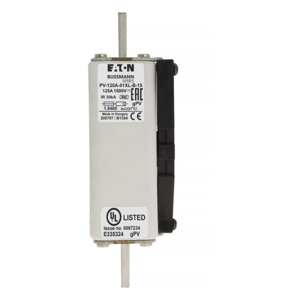Fuse 125a 1500v 1 xl pv bolt in ver 
