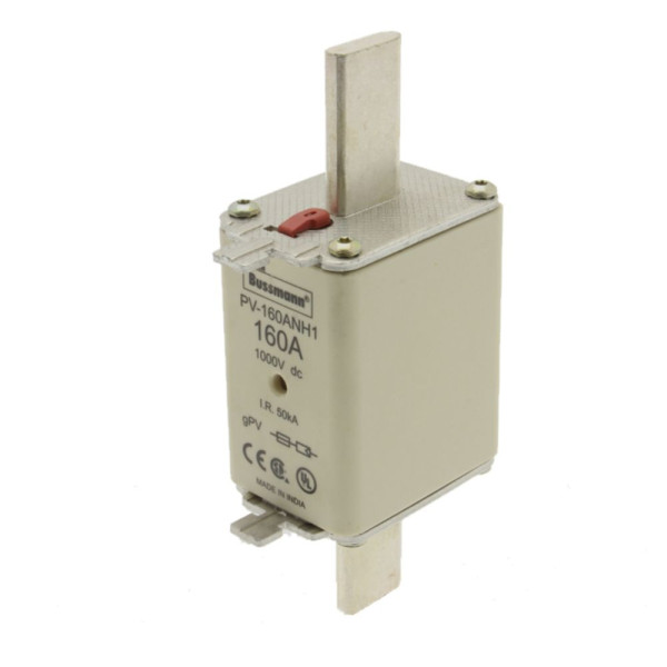 Fuse 160a 1000v dc pv size 1 dual ind 