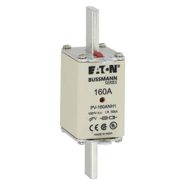 Fuse 160a 1000v dc pv size 1 dual ind 