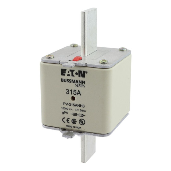 Fuse 315a 1000v dc pv size 3 dual ind 