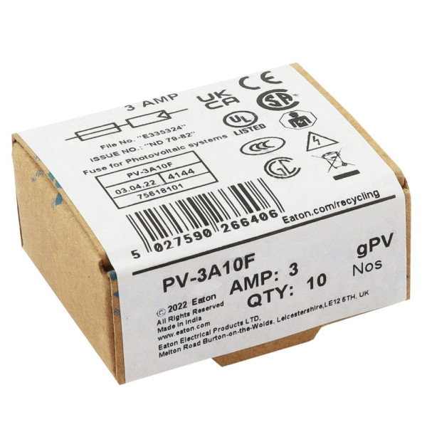 3amp 1000v dc solar ferrule 10 x 38mm 