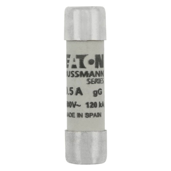 Cylindrical fuse 10 x 38 0-5a gg 500v ac 