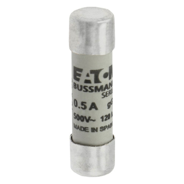 Cylindrical fuse 10 x 38 0-5a gg 500v ac 