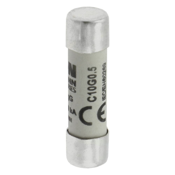 Cylindrical fuse 10 x 38 0-5a gg 500v ac 