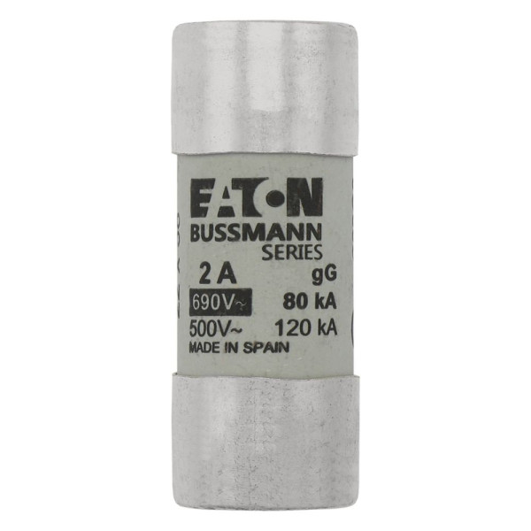 Cylindrical fuse 22 x 58 2a gg 690v ac  - Eaton - C22G2