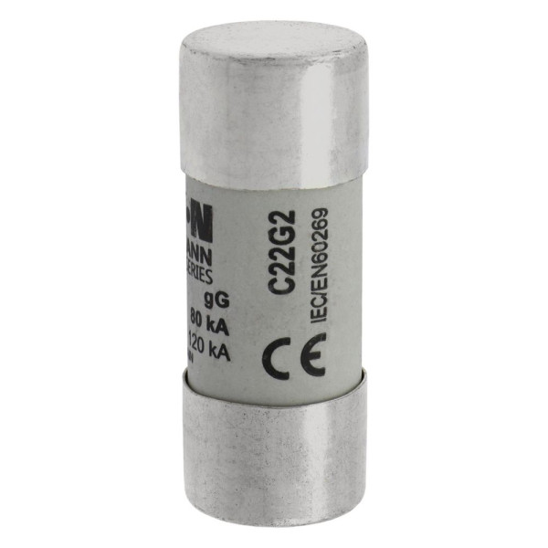 Cylindrical fuse 22 x 58 2a gg 690v ac  - Eaton - C22G2