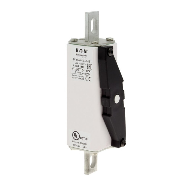 Fuse 50a 1500v 1*xl pv bolt-in ver 