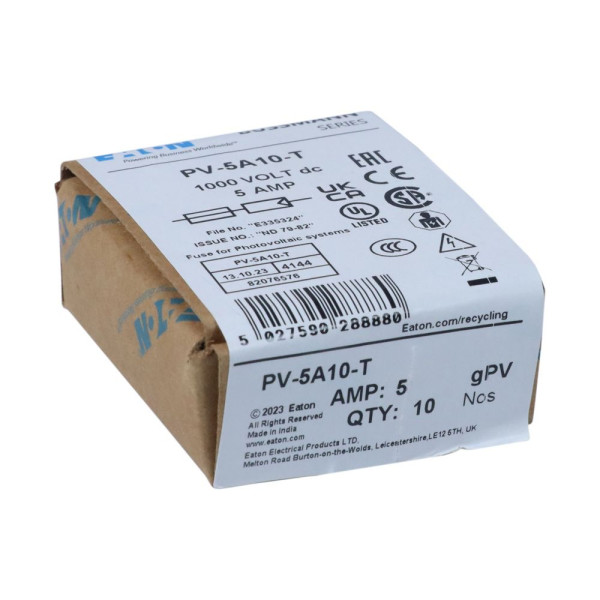 5amp 1000v dc solar blade 10 x 38mm 