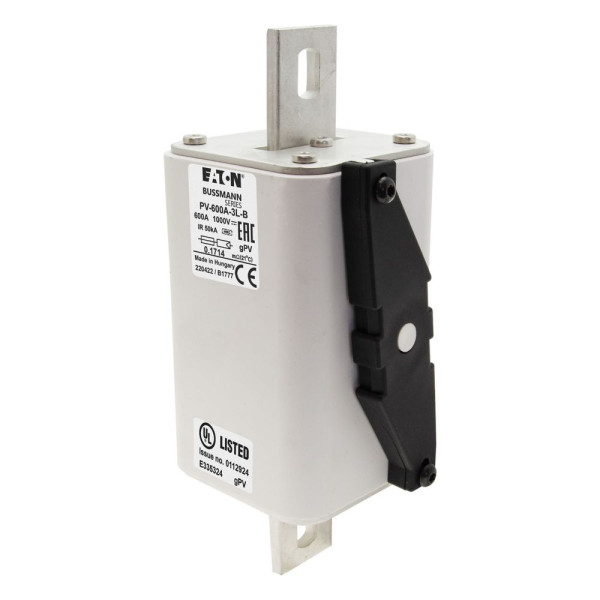 Fuse 600a 1000v 3l pv bolt-in ver 
