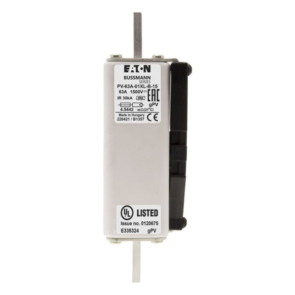 Fuse 63a 1500v 1 xl pv bolt in ver 