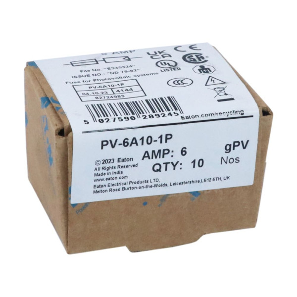 6amp 1000v dc solar pcb-1 10 x 38mm 