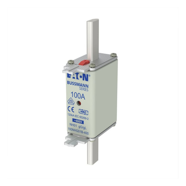 Nh fuse 100a 400v gg/gl size 01 