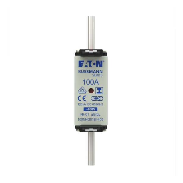Nh fuse 100a 400v gg/gl size 01 imgl  - Eaton - 100NHG01BI-400
