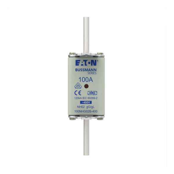 Nh fuse 100a 400v gg/gl size 02  - Eaton - 100NHG02B-400
