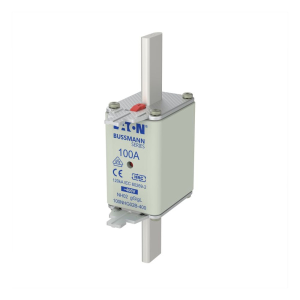 Nh fuse 100a 400v gg/gl size 02  - Eaton - 100NHG02B-400