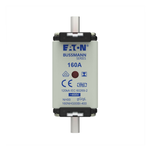 Nh fuse 160a 400v gg/gl size 00 