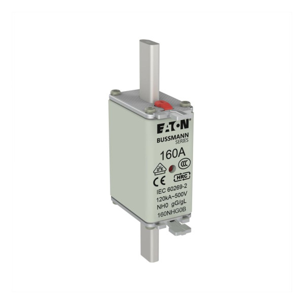 Nh fuse 160a 500v gg/gl size 0  - Eaton - 160NHG0B