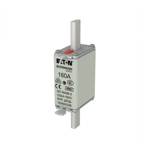 Nh fuse 160a 500v gg/gl size 0  - Eaton - 160NHG0B