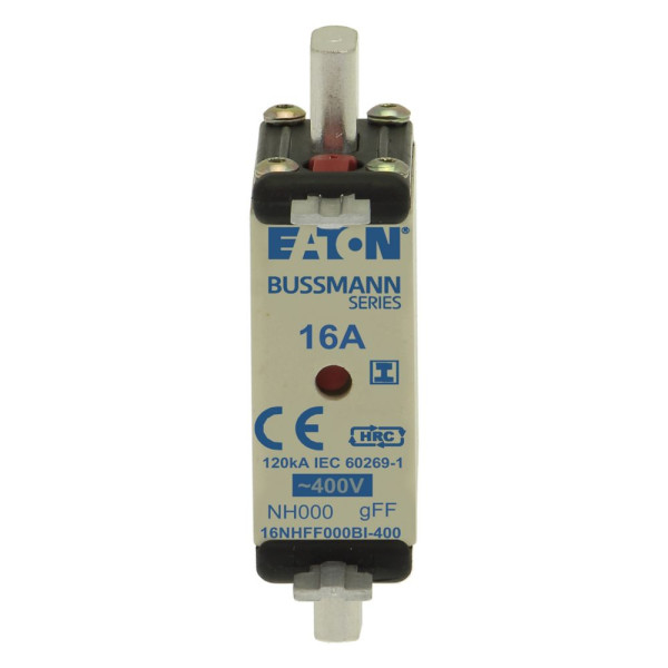 Eaton 16amp 400v ac gff 000 fuse 