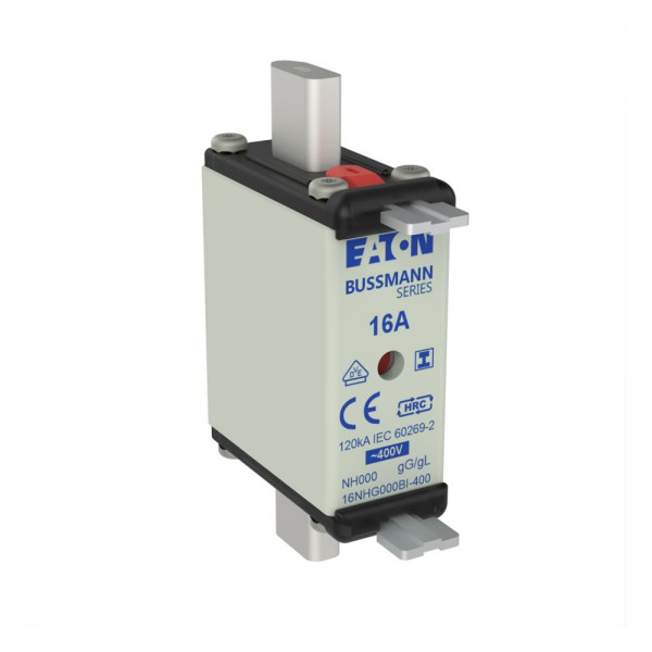 Nh fuse 16a 400v gg size 000 