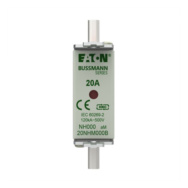 Nh fuse 20amp 500v am size 000  - Eaton - 20NHM000B