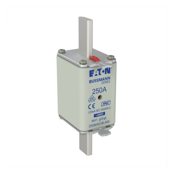 Nh fuse 250a 400v gg/gl size 1 