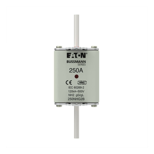 Nh fuse 250a 500v gg size 2 dual ind  - Eaton - 250NHG2B