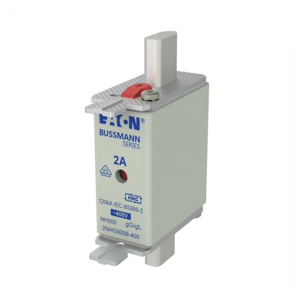 Nh fuse 2a 400v gg/gl size 000  - Eaton - 2NHG000B-400