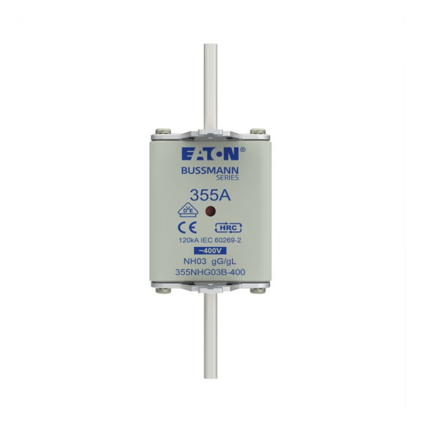 Nh fuse 355a 400v gg/gl size 03 