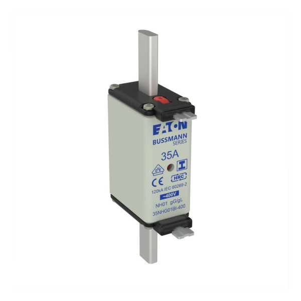 Nh fuse 35a 400v gg/gl size 01  - Eaton - 35NHG01BI-400