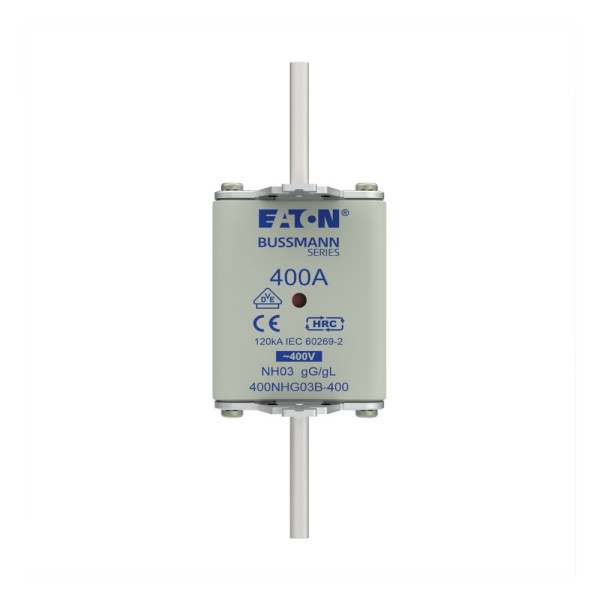 Nh fuse 400a 400v gg/gl size 03 