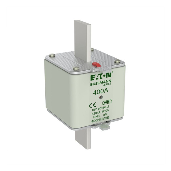 Nh fuse 400amp 500v am size 3 dual ind  - Eaton - 400NHM3B