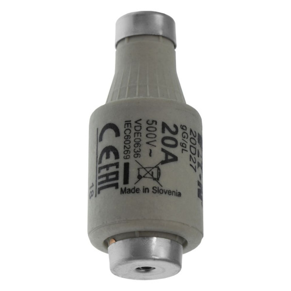 Fuse-d2 20a t gl/gg 500vac e27  - Eaton - 20D27