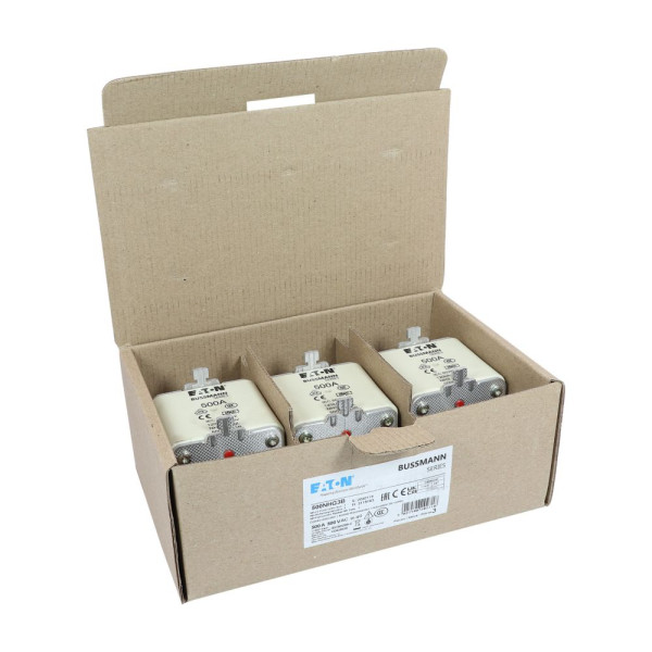 Nh fuse 500a 500v gg/gl size 3  - Eaton - 500NHG3B