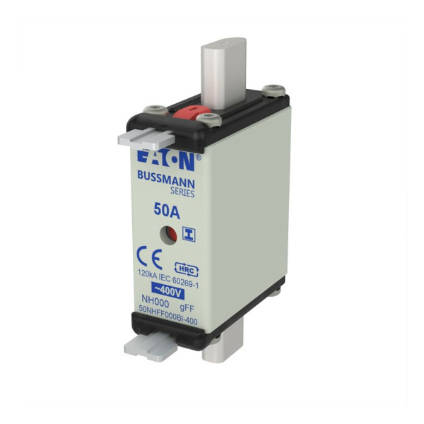 Eaton 50amp 400v ac gff 000 nh fuse 