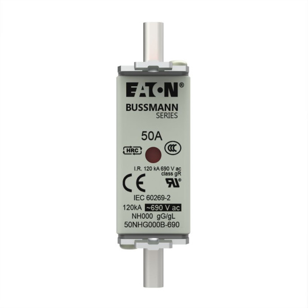 Nh fuse 50a 690v gg size 000 