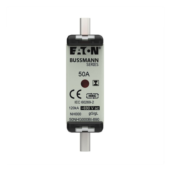Nh fuse 50amp 690v ac gg size 000 