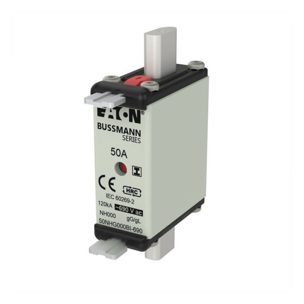 Nh fuse 50amp 690v ac gg size 000 